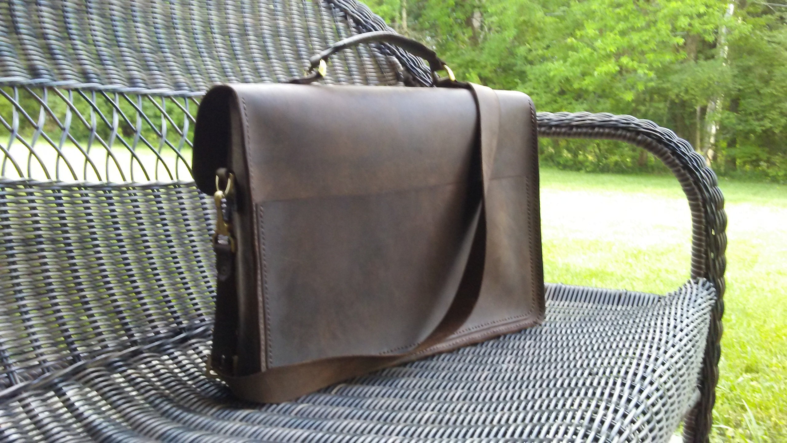 Vintage Style Satchel/laptop Bag Made to Order Etsy Australia