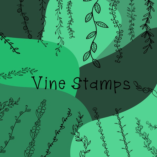 Vine Stamp - Etsy