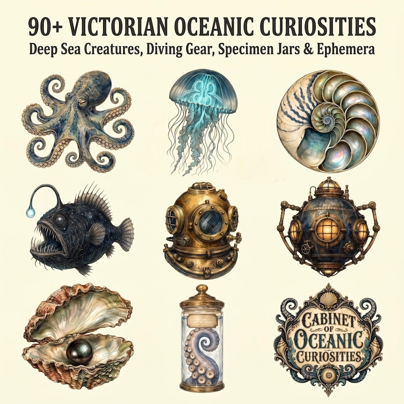 Victorian Deep Sea Curiosities — listing image 2 of 10