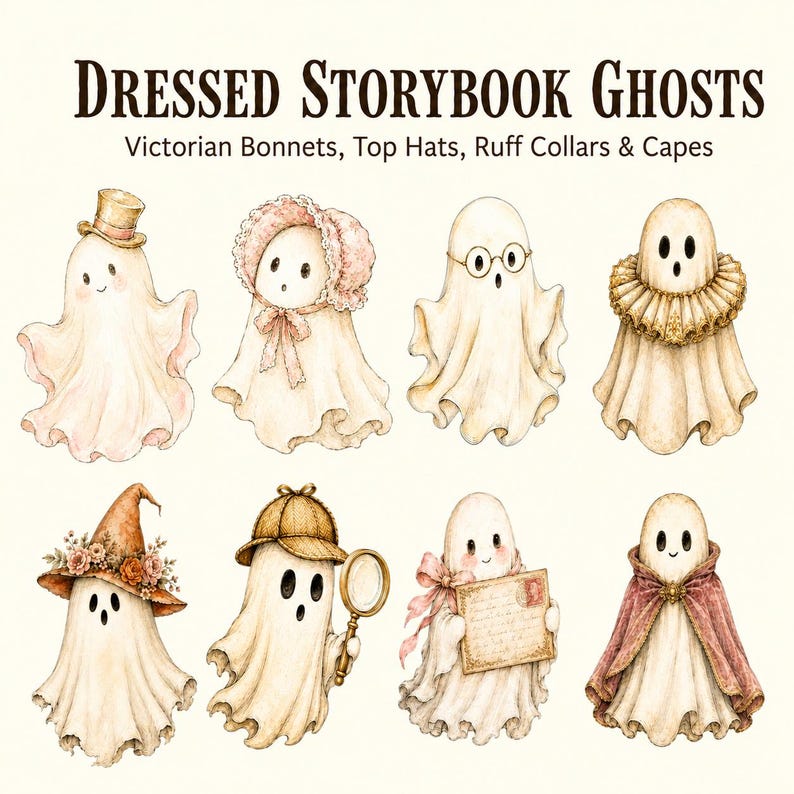 Vintage Storybook Ghosts — listing image 3 of 9
