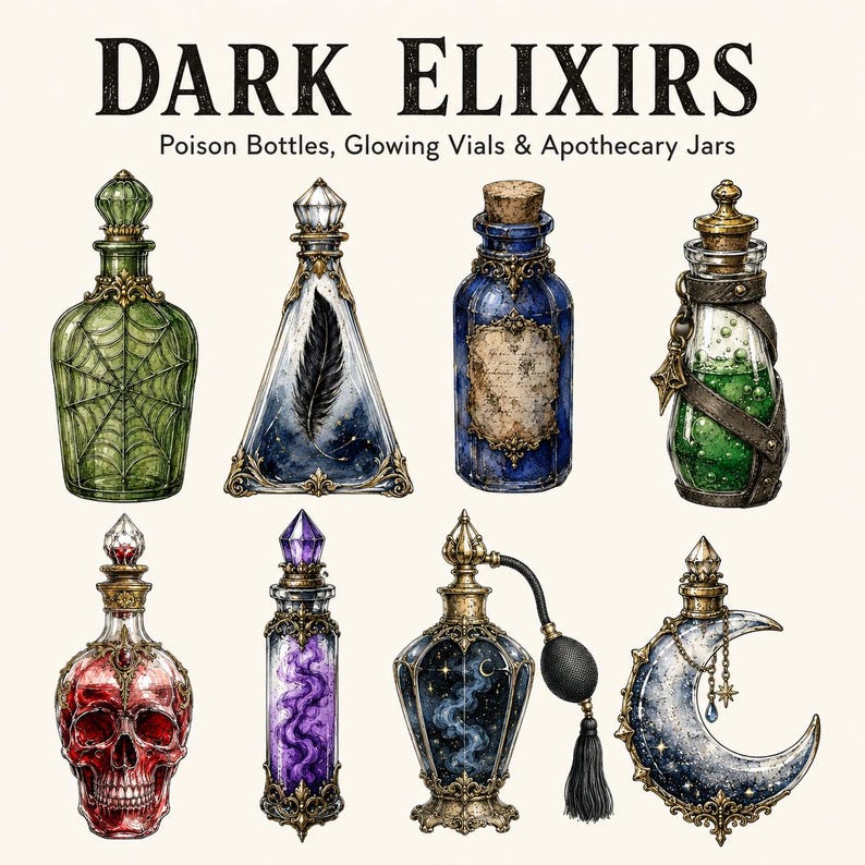 Gothic Autumn Apothecary — listing image 3 of 10