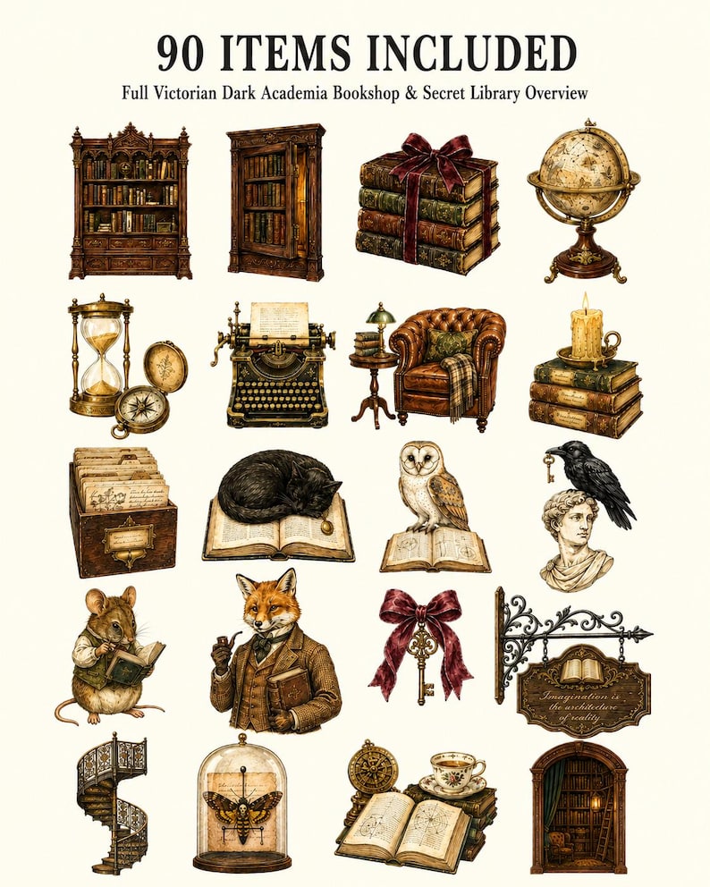 Dark Academia Bookshop — listing image 2 of 9