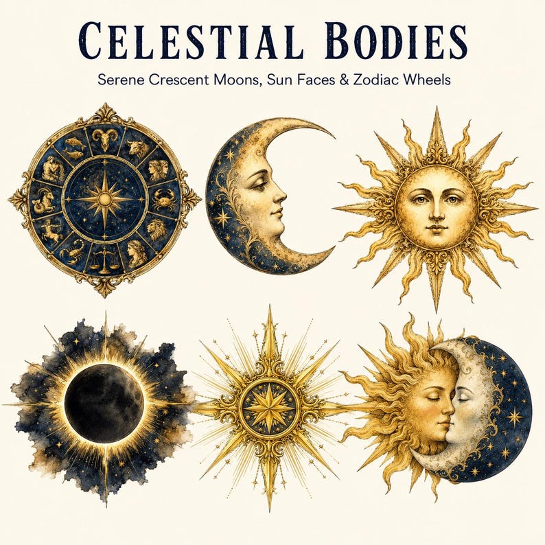 Vintage Celestial Moon Magic — listing image 3 of 9
