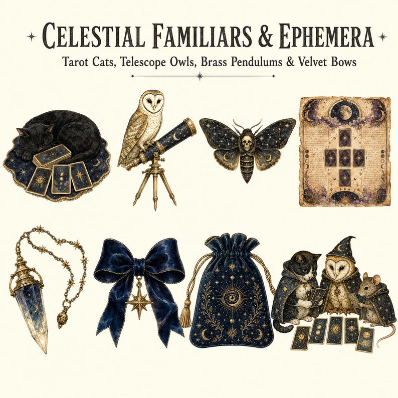 Victorian Tarot & Zodiac Journal Kit — listing image 5 of 5