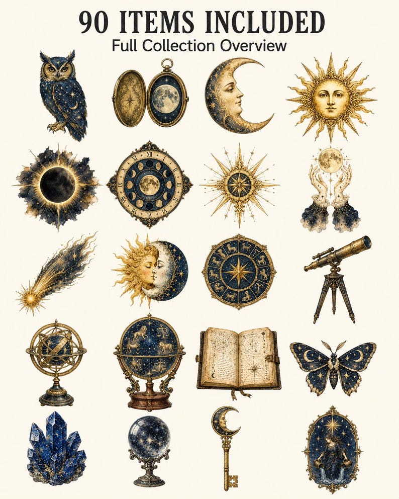 Vintage Celestial Moon Magic — listing image 2 of 9