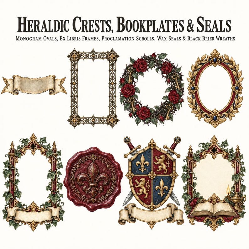 Dark Gothic Frames & Borders — listing image 6 of 10