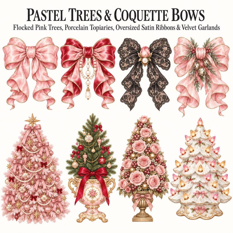 Victorian Pink Christmas — listing image 3 of 10