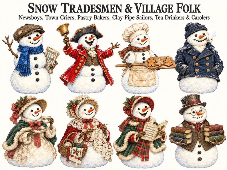 The Victorian Snowfolk — listing image 3 of 10