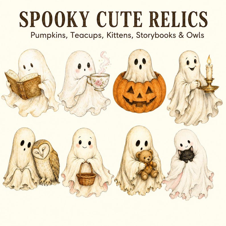 Vintage Storybook Ghosts — listing image 4 of 9