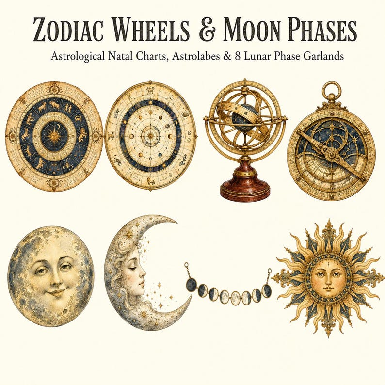 Victorian Tarot & Zodiac Journal Kit — listing image 4 of 5