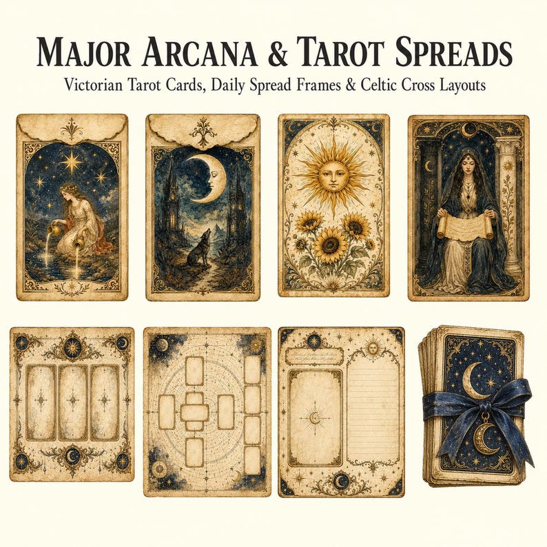 Victorian Tarot & Zodiac Journal Kit — listing image 3 of 5