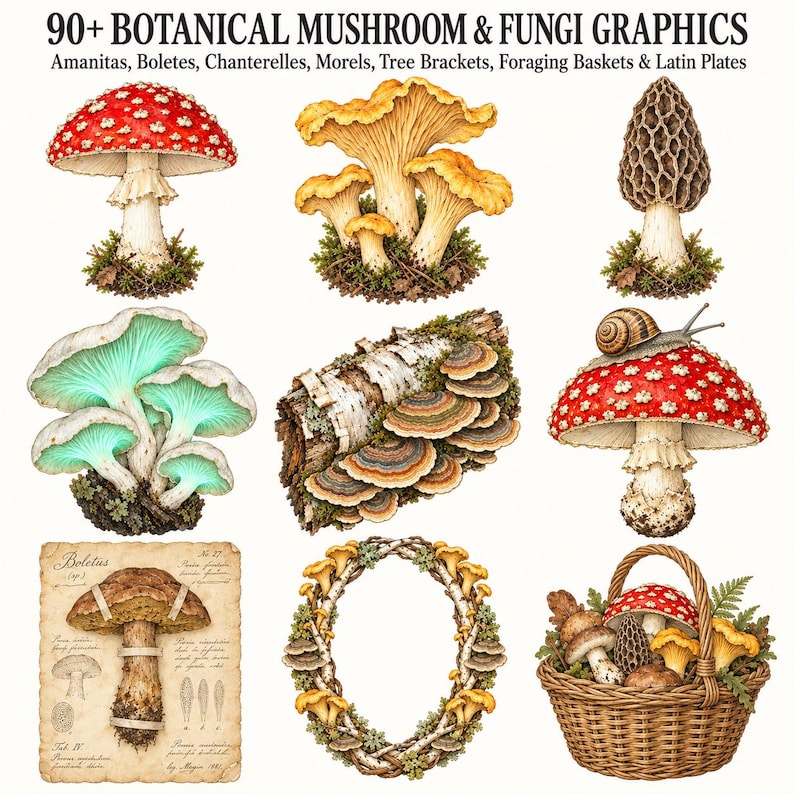 Victorian Mushrooms & Forest Fungi — listing image 2 of 10