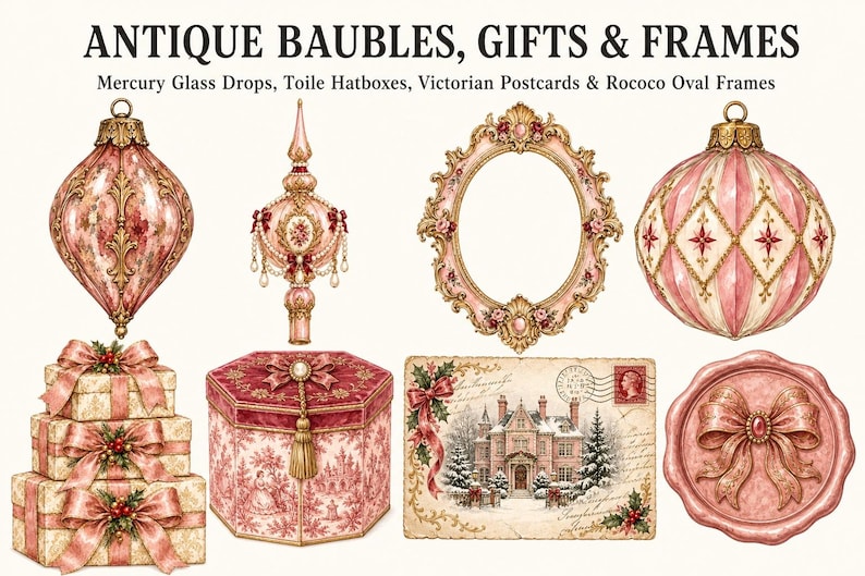 Victorian Pink Christmas — listing image 6 of 10
