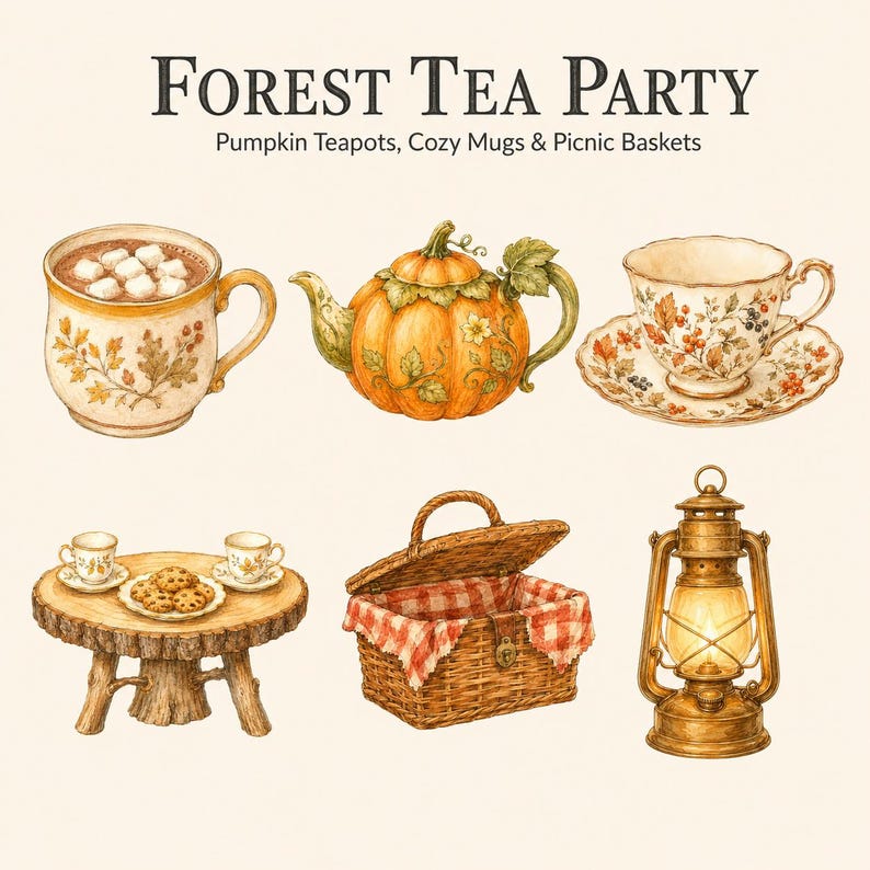 Cozy Autumn Storybook Forest — listing image 4 of 9