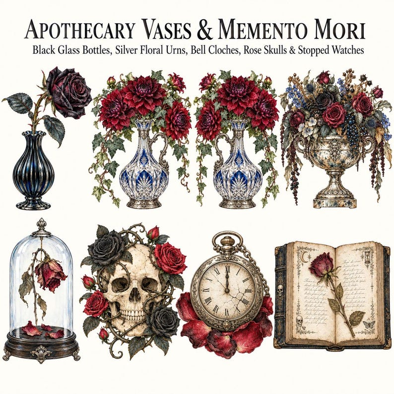 Gothic Victorian Florals — listing image 5 of 10