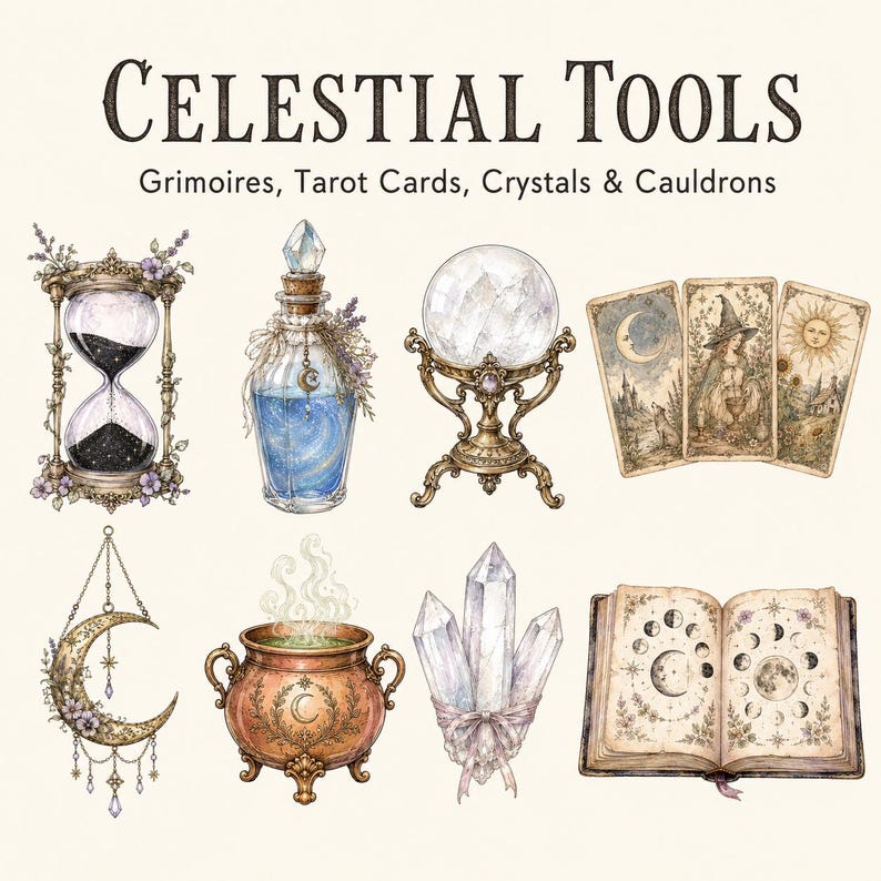 Cottagecore Witch & Celestial Apothecary — listing image 4 of 10