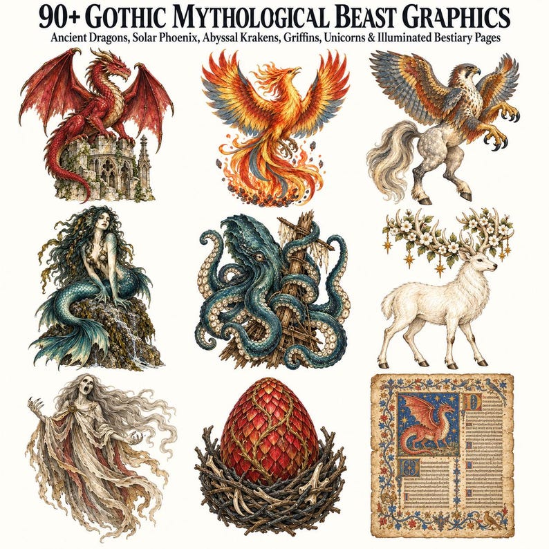 Victorian Mythological Creatures — listing image 2 of 10