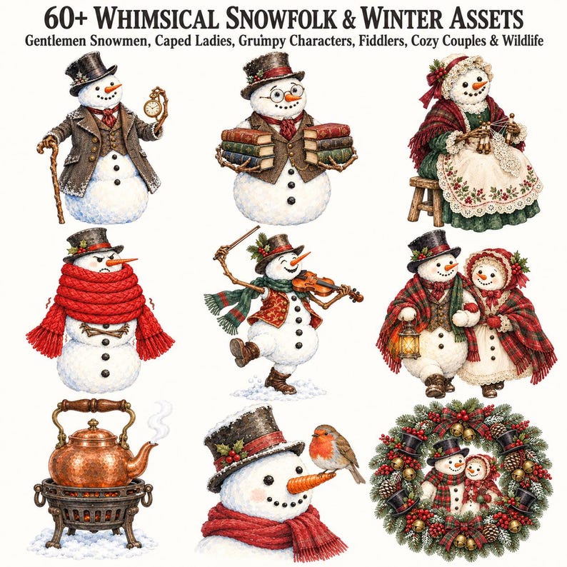 The Victorian Snowfolk — listing image 2 of 10