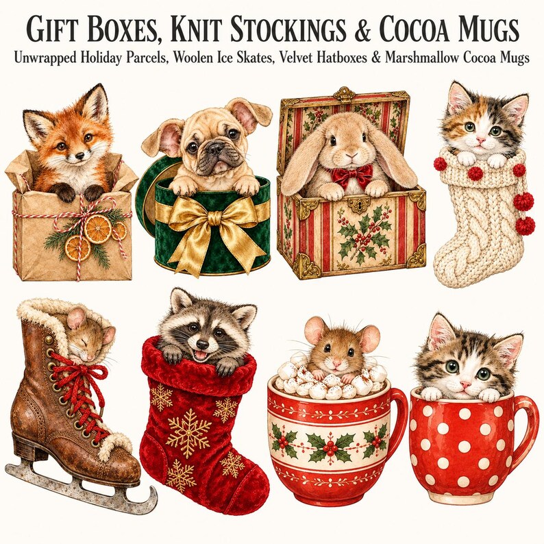Quirky Christmas Peekers — listing image 5 of 6