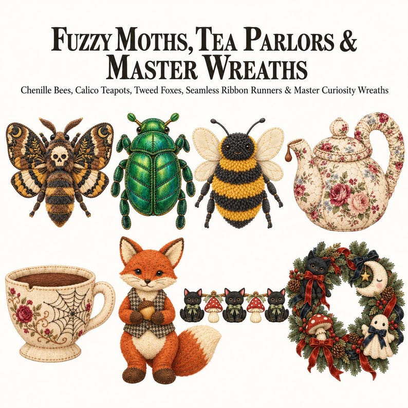 Victorian Gothic Plushies — listing image 5 of 10