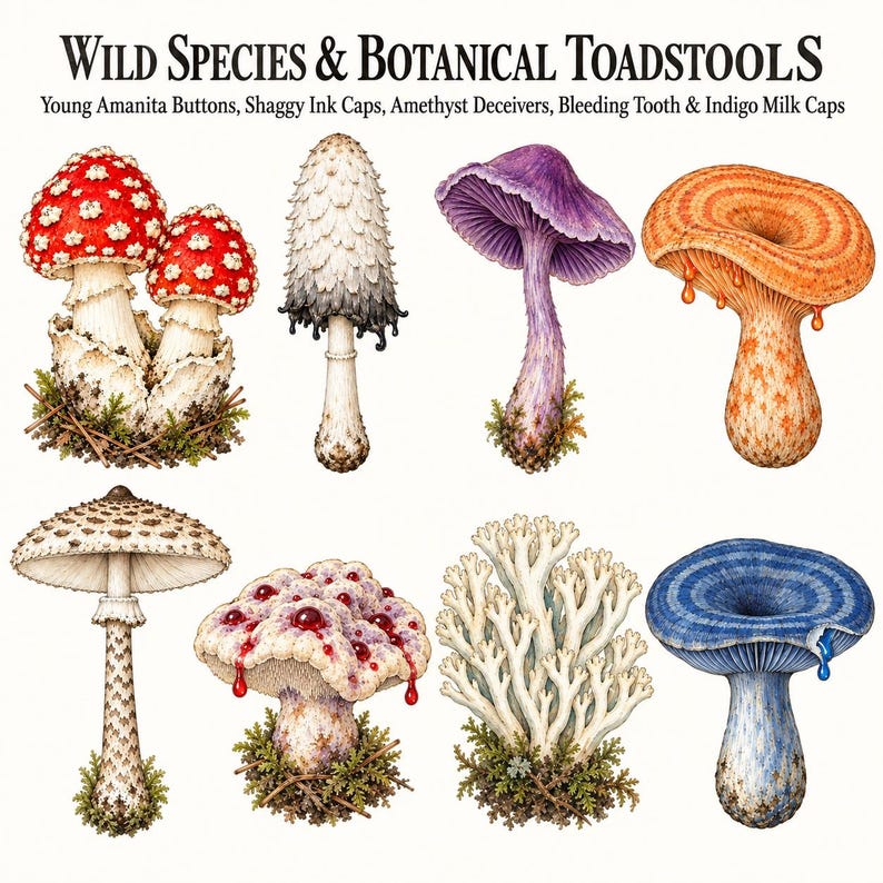 Victorian Mushrooms & Forest Fungi — listing image 3 of 10