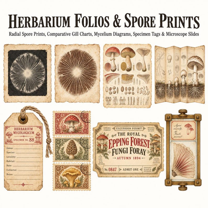 Victorian Mushrooms & Forest Fungi — listing image 5 of 10