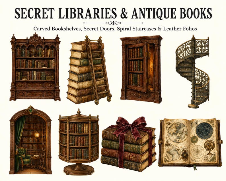 Dark Academia Bookshop — listing image 3 of 9