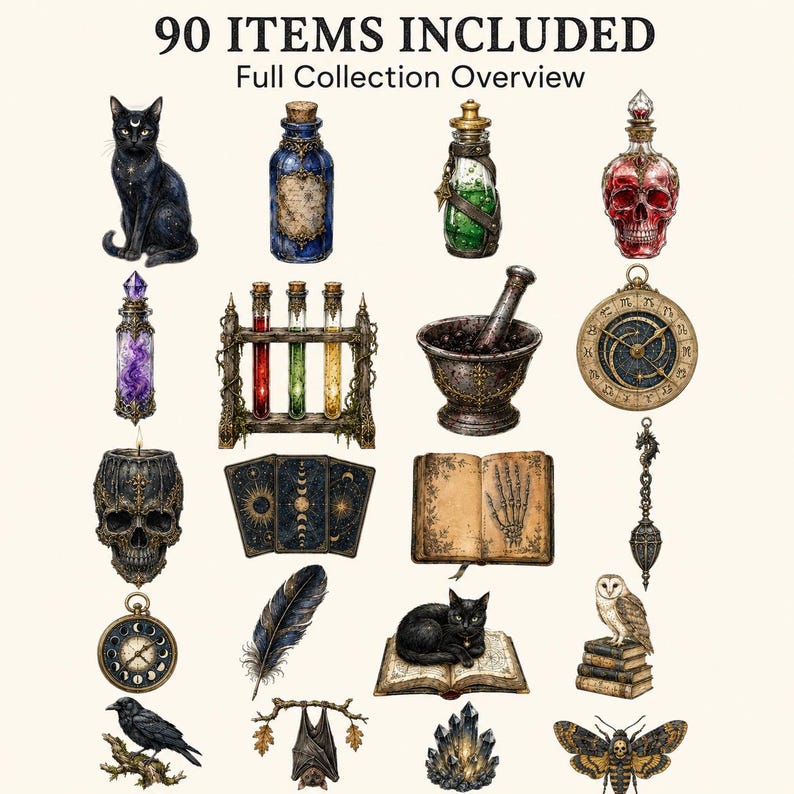 Gothic Autumn Apothecary — listing image 2 of 10