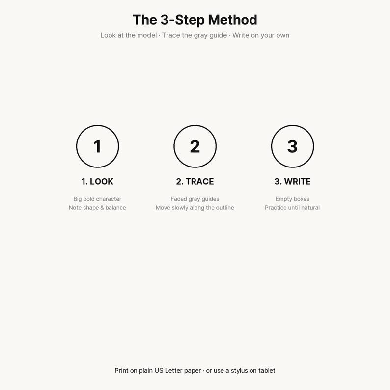 Korean Alphabet Hangul Workbook | Katinig at Patinig | Para sa Baguhan | Printable PDF | Matuto Korean | K-Pop K-Drama Tagalog image 3