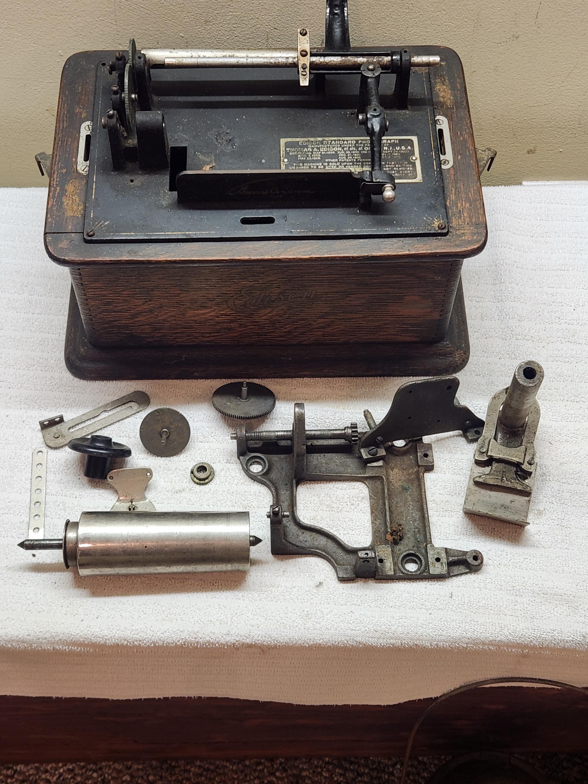 Cylinder phonograph - Etsy 日本