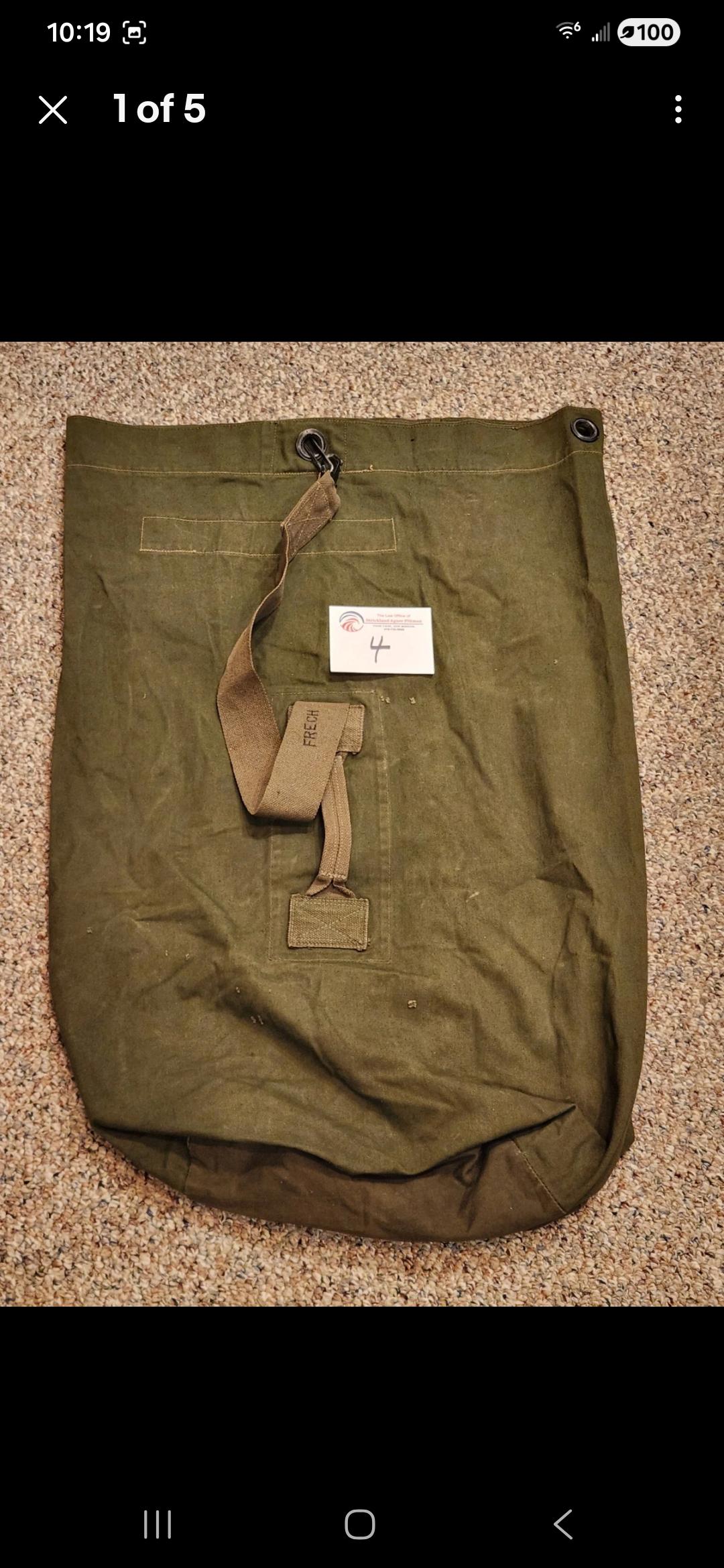 1940s military bag - Etsy 日本