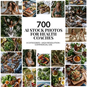 700 AI-stockfoto's voor gezondheidscoaches | Foto's voor wellnessmakers | Commercieel gebruik | Direct downloaden
