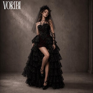 Emo Style Black Emo Dresses Black Lace Dress Fashion Design Tight Goth Dress, Fitted Emo Style
