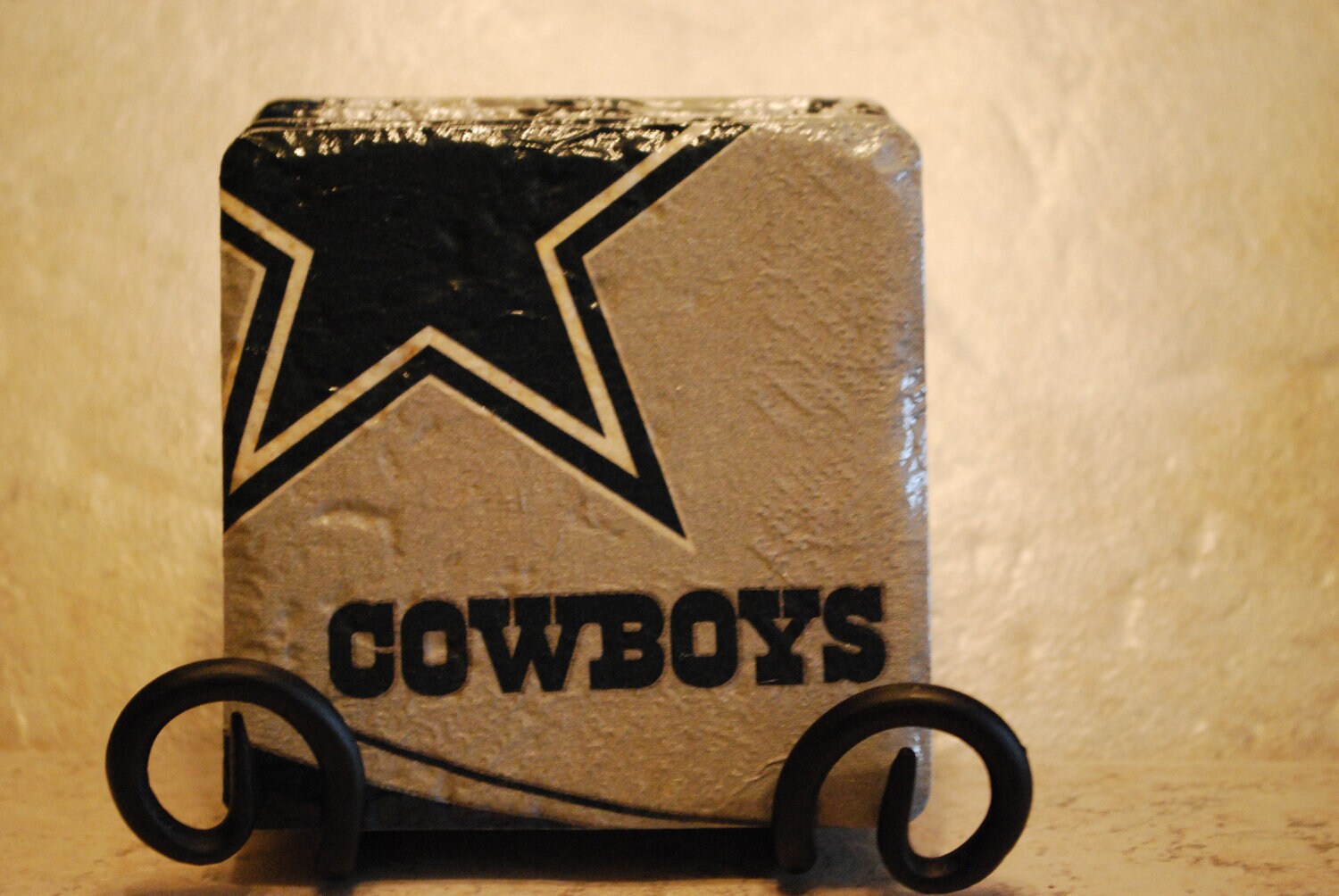 Sports Dallas Cowboys Team Custom Made Ceramic Tile Coasters Set of 4