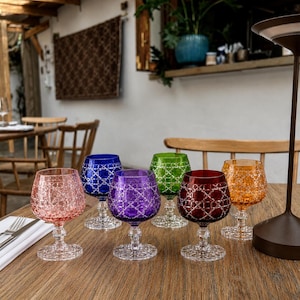 Bohemia Glass 12個セット Bohemia Glass Set - Etsy Hong Kong