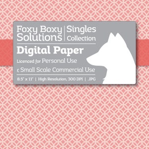 Marokkaanse digitale papier - één blad in roze en licht roze - afdrukbare Scrapbooking papier