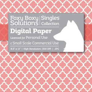 Marokkaanse digitale papier - vel in roze - afdrukbare Scrapbooking papier