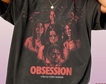 Obsession Film Poster T-Shirt, Vintage Comfort Colors Cotton Tee