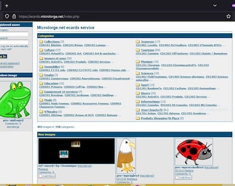 ecards media library service microlorge