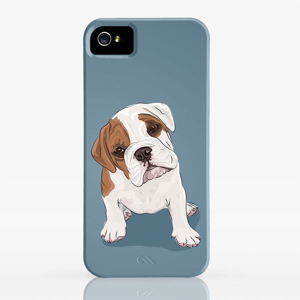 English Bulldog Puppy  - Phone/Tablet Case