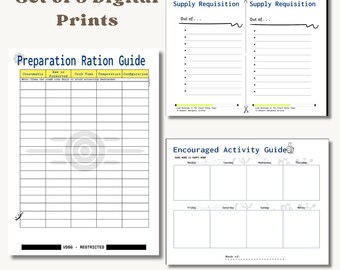 Fallout Command Station Planner – Gamified Productivity Tracker (Digital Download)