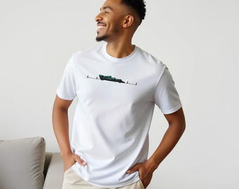 2026 Aston Martin F1 Car T-Shirt - Artistic Motorsport Formula 1 Design | Adult Unisex Tee | F1 Fan Gift Petrolhead Racing Apparel