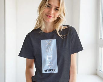 IYKYK Crypto T-Shirt - Xrp Xlm Hbar Qnt Design | Adult Unisex | Ripple Stellar Hedera Quant ISO20022 Enthusiast Insider Premium Tee