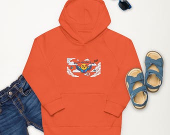 Sweat à capuche écologique pour enfants