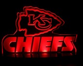 NFL Kansas City Chiefs Fußball LED Schreibtisch Lampe Licht Bier Nachtbar Schlafzimmer Spielhalle Zeichen