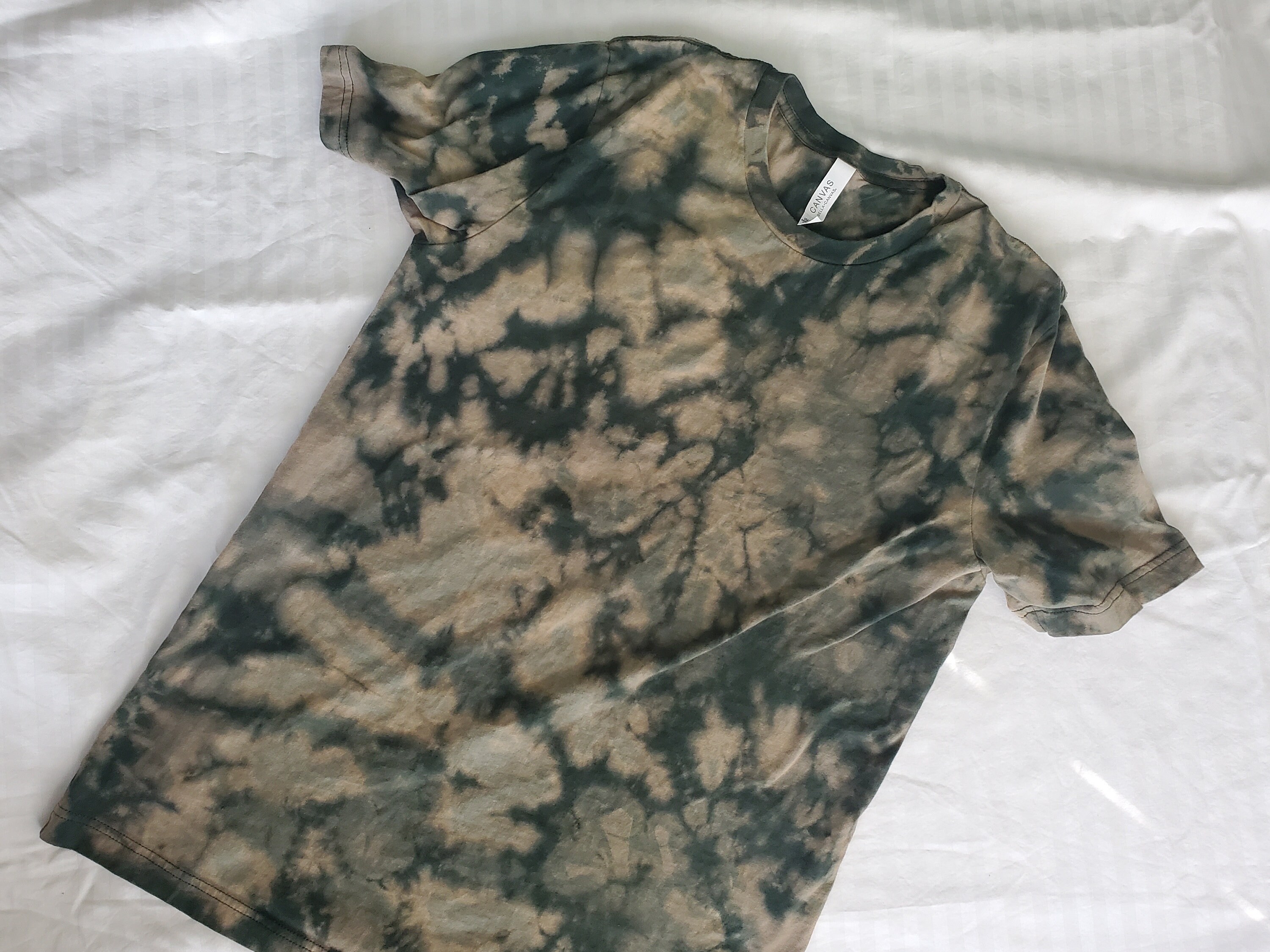 Green Tie Dye Shirt Camo Tie Dye Gift for Her Gift for Him | Etsy