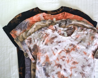 Halloween tie dye shirt, fall shirts for women, Halloween bachelorette party shirts, orange and black tie dye, spooky tie dye, spooky season