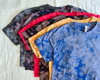 Camiseta corta tie-dye, top corto tie-dye, camisetas suaves para mujer, camiseta corta, camiseta tie-dye, tie-dye único, top corto, camiseta corta