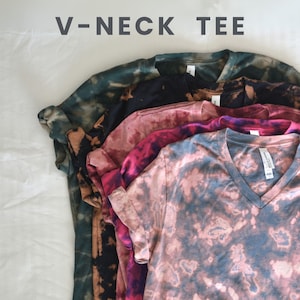 Tie Dye V Neck, V-neck T-shirts for Women, Unisex v neck Tee, Tie Dye TShirt, V Neck Shirt, Tie Dye For Men, Tie Dye for Fall, V Neck Tee