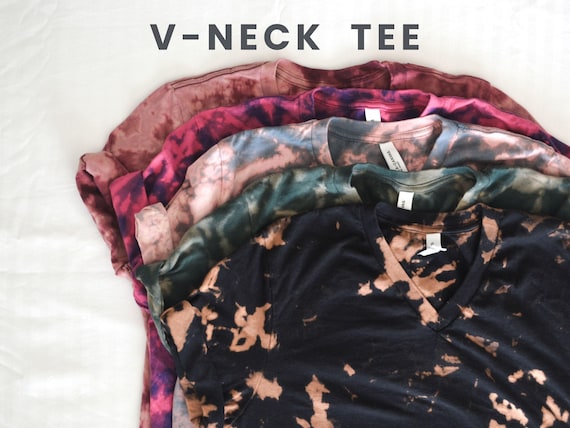 Tie Dye Shirt, Vneck Tshirts, Soft Shirts for Women, Gift for Women, Gift for Men, Unisex Tshirt, Tie Dye TShirt, Vneck Tshirts Women